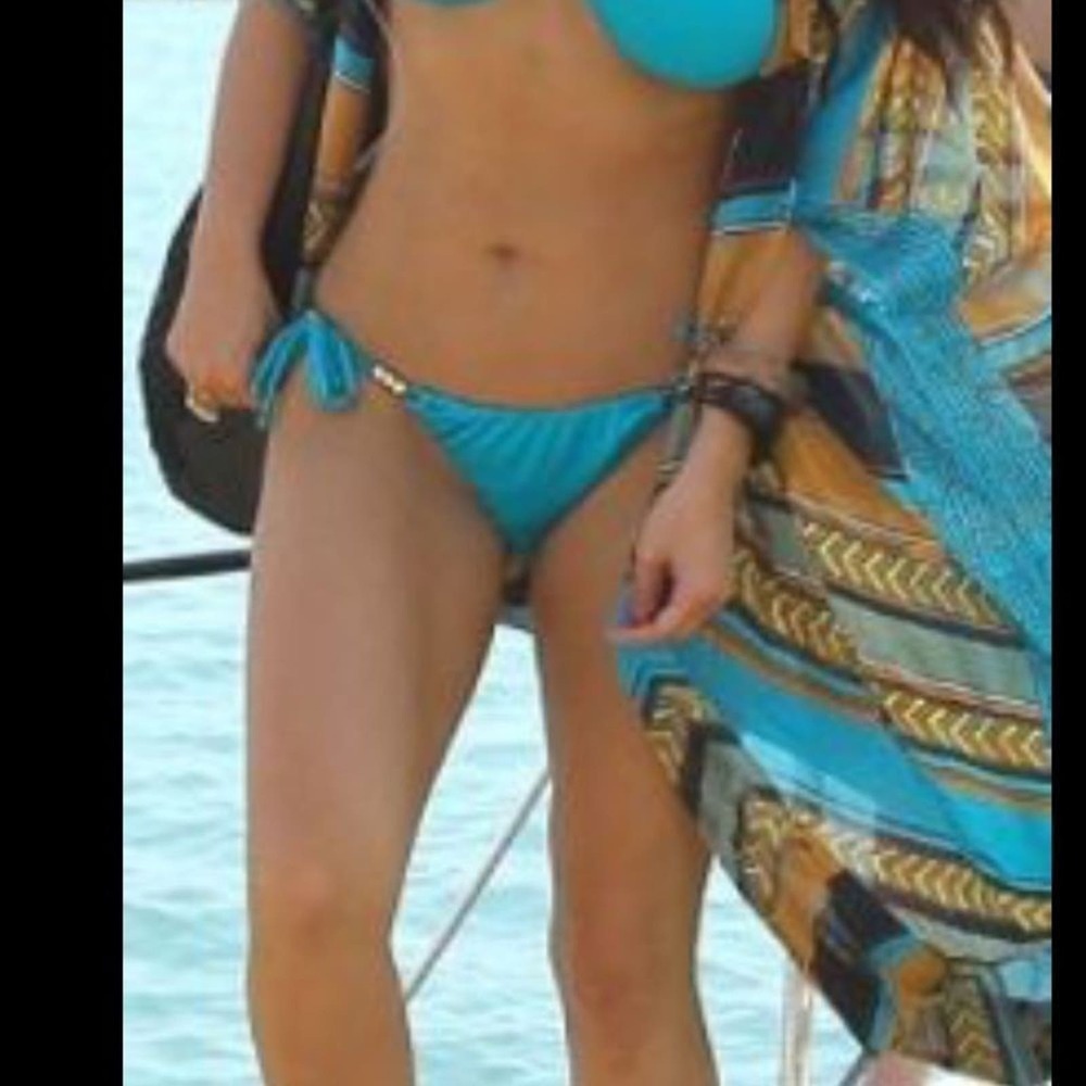 Beach Bunny Kardashians Kim‎ Gold Bead Bikini Bottom